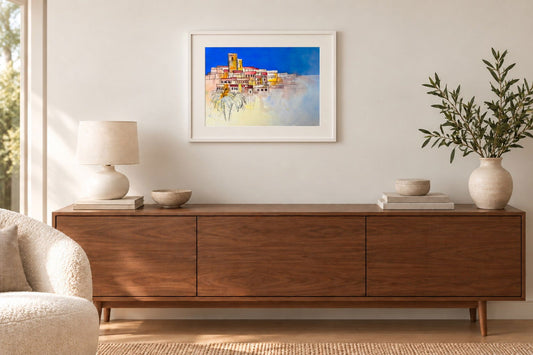 Amorosi, Campania | Original Watercolour Painting - Copper Jewels