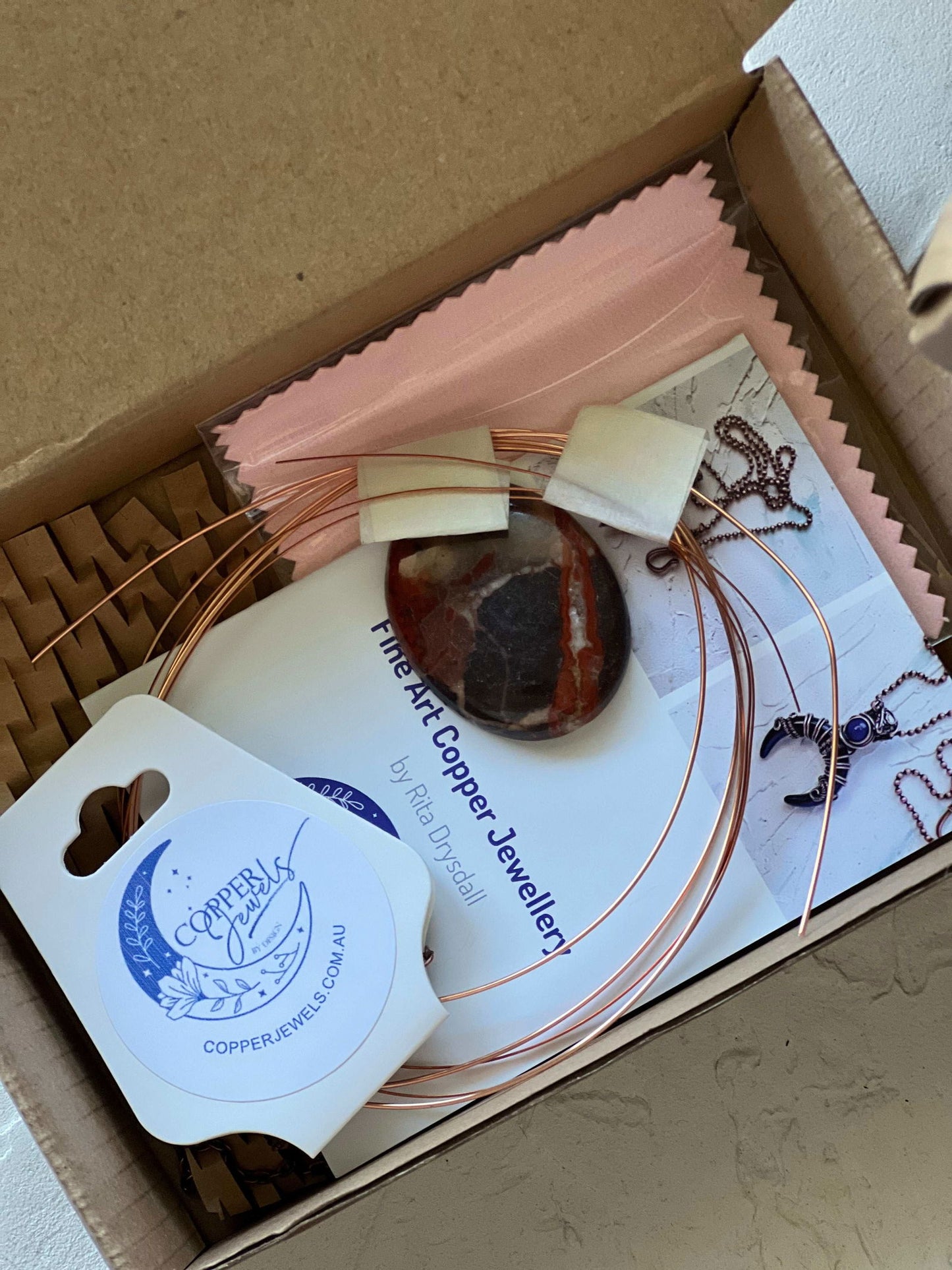 Bundaberg Sunday 23 March Wire Wrapping Workshop - Copper Jewels