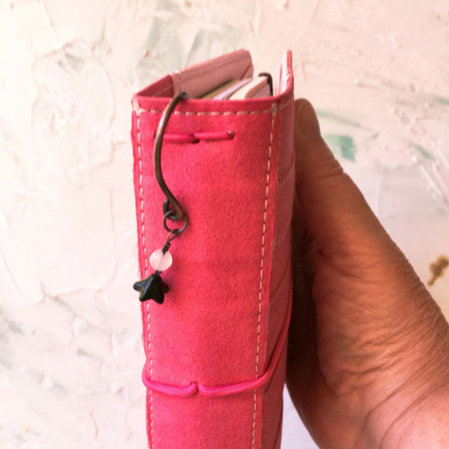 Copper Bookmark with Flower Motif - Copper Jewels