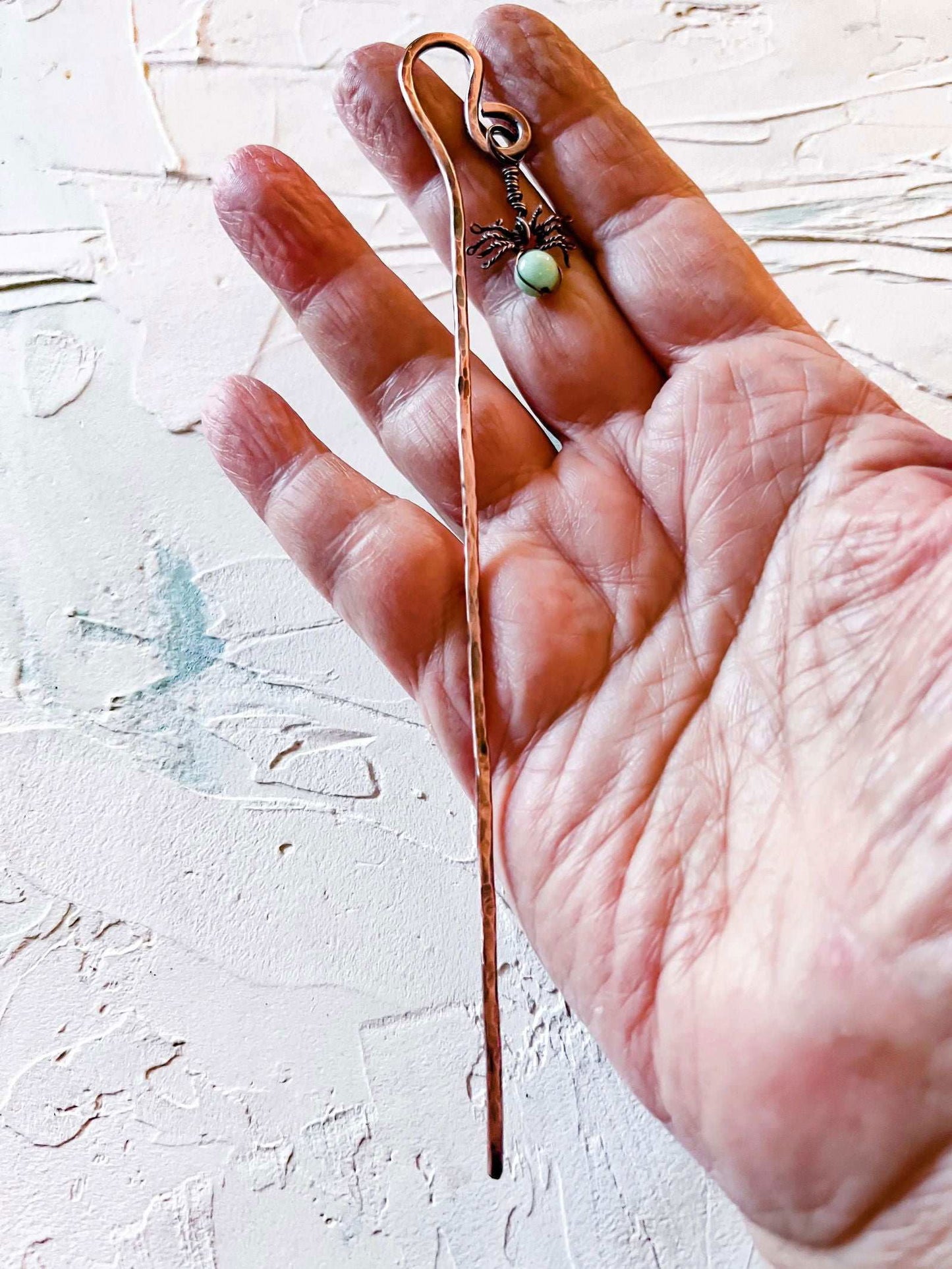 Hair pin with Spider Motif - Copper Jewels