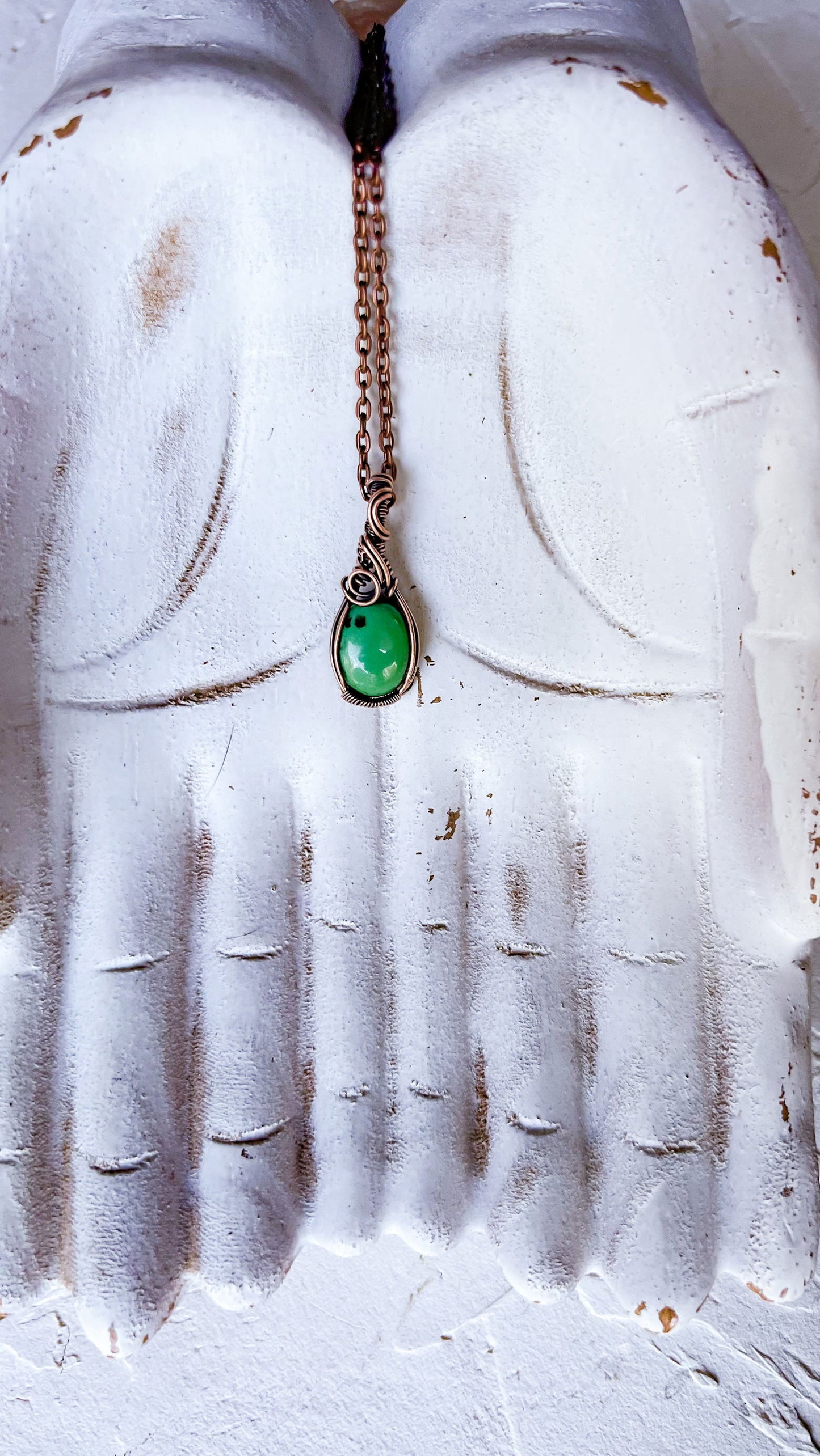 Hubei Turquoise Copper Pendant - Copper Jewels