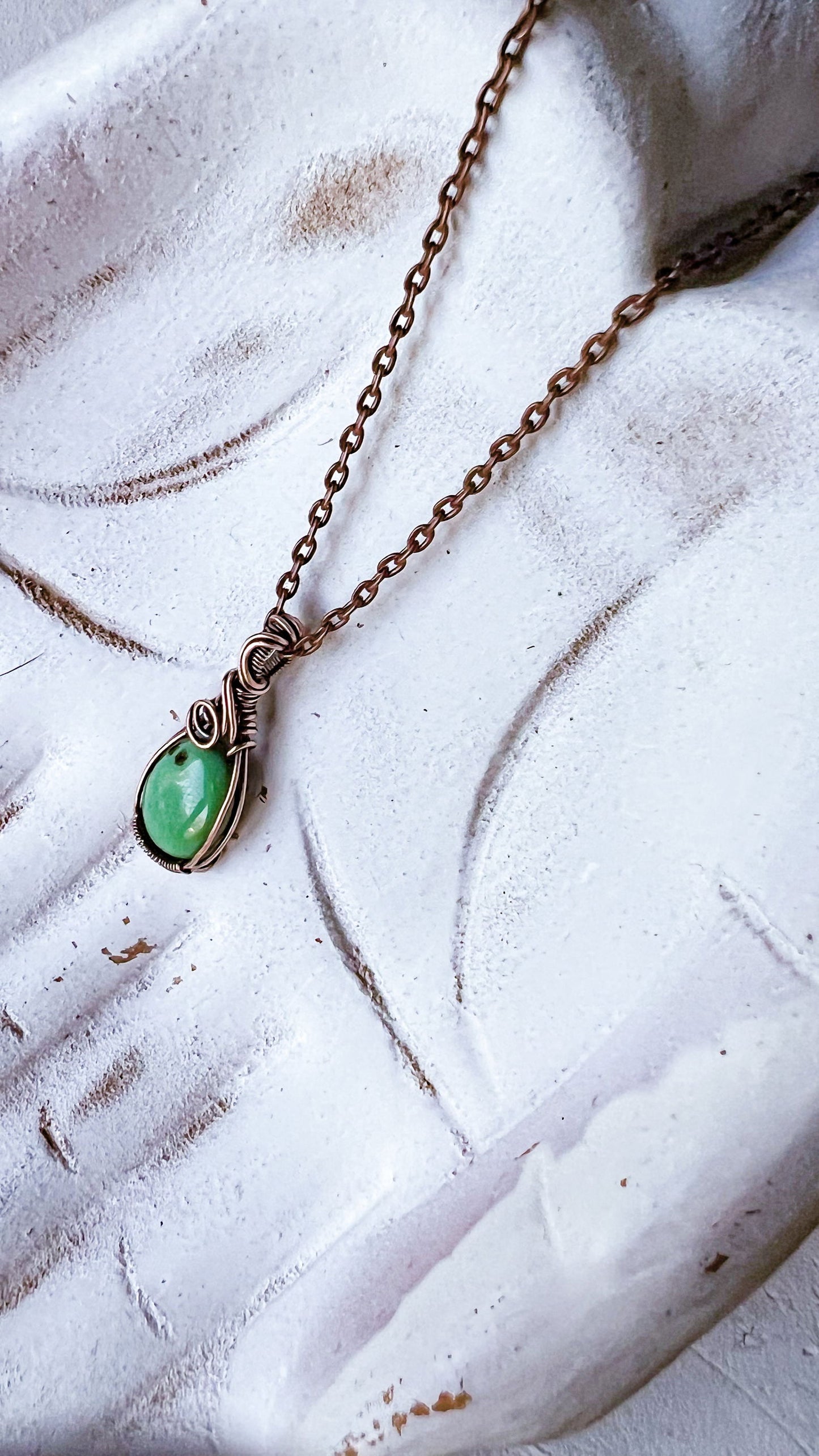 Hubei Turquoise Copper Pendant - Copper Jewels