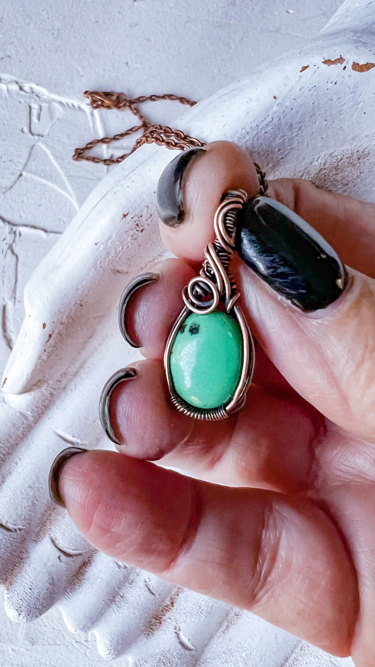 Hubei Turquoise Copper Pendant - Copper Jewels