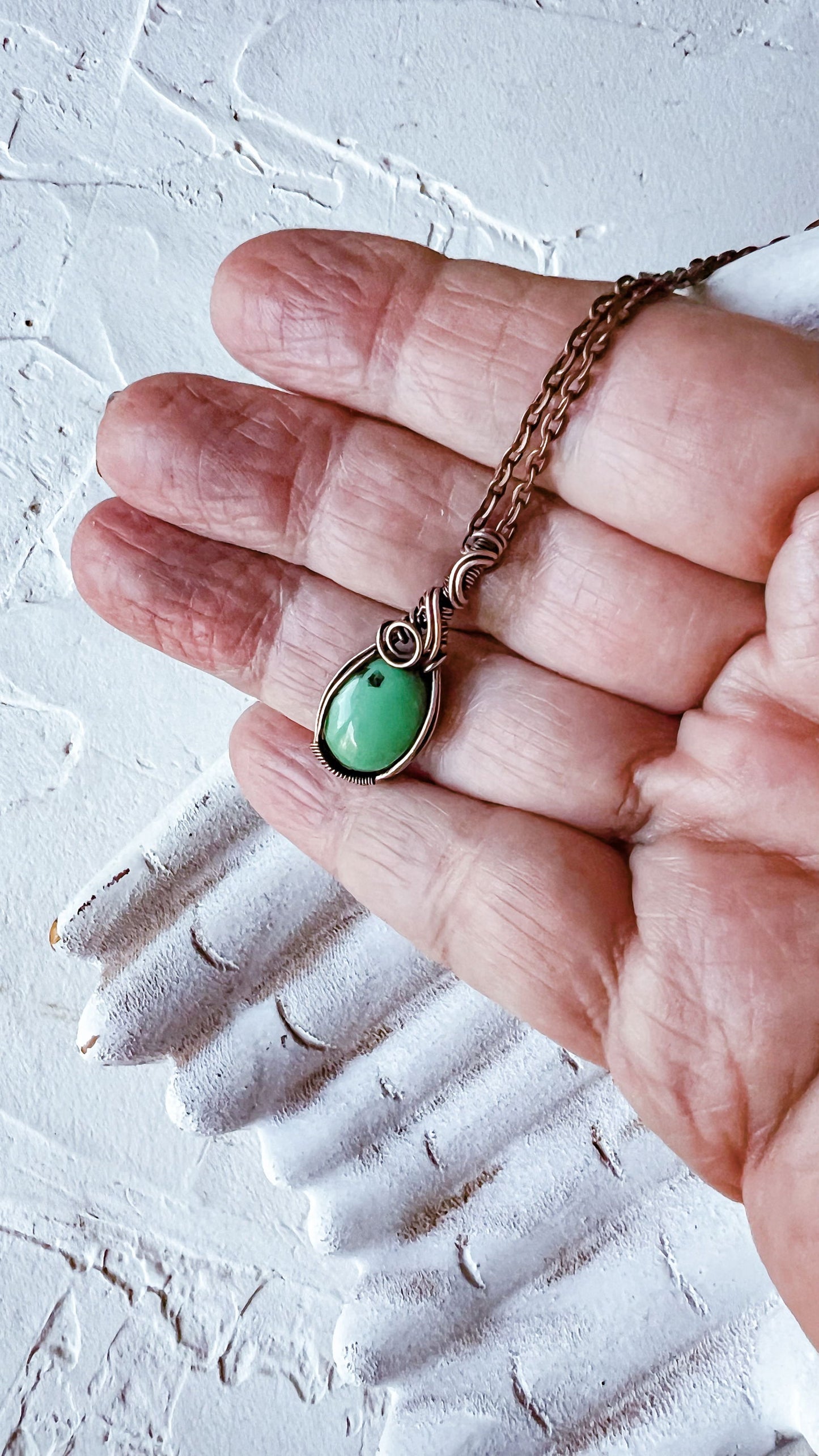 Hubei Turquoise Copper Pendant - Copper Jewels