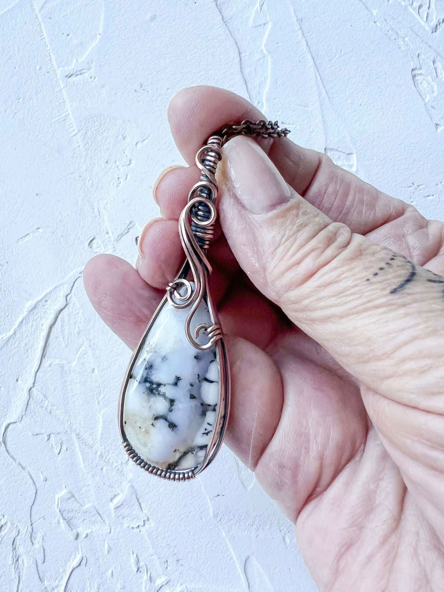 Magical Merlinite Necklace - Copper Jewels