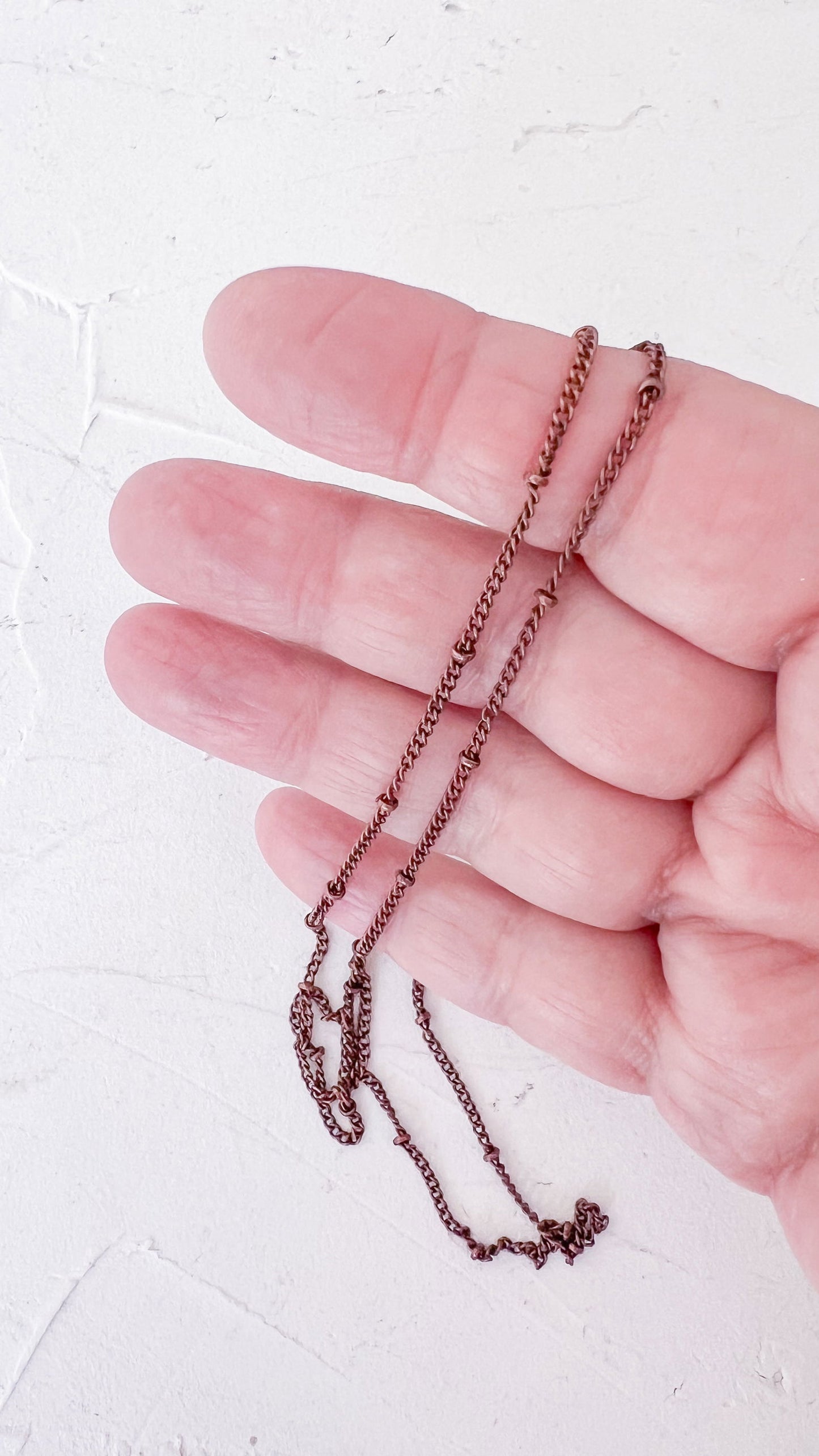 Satellite Copper Plated Chain - Copper Jewels