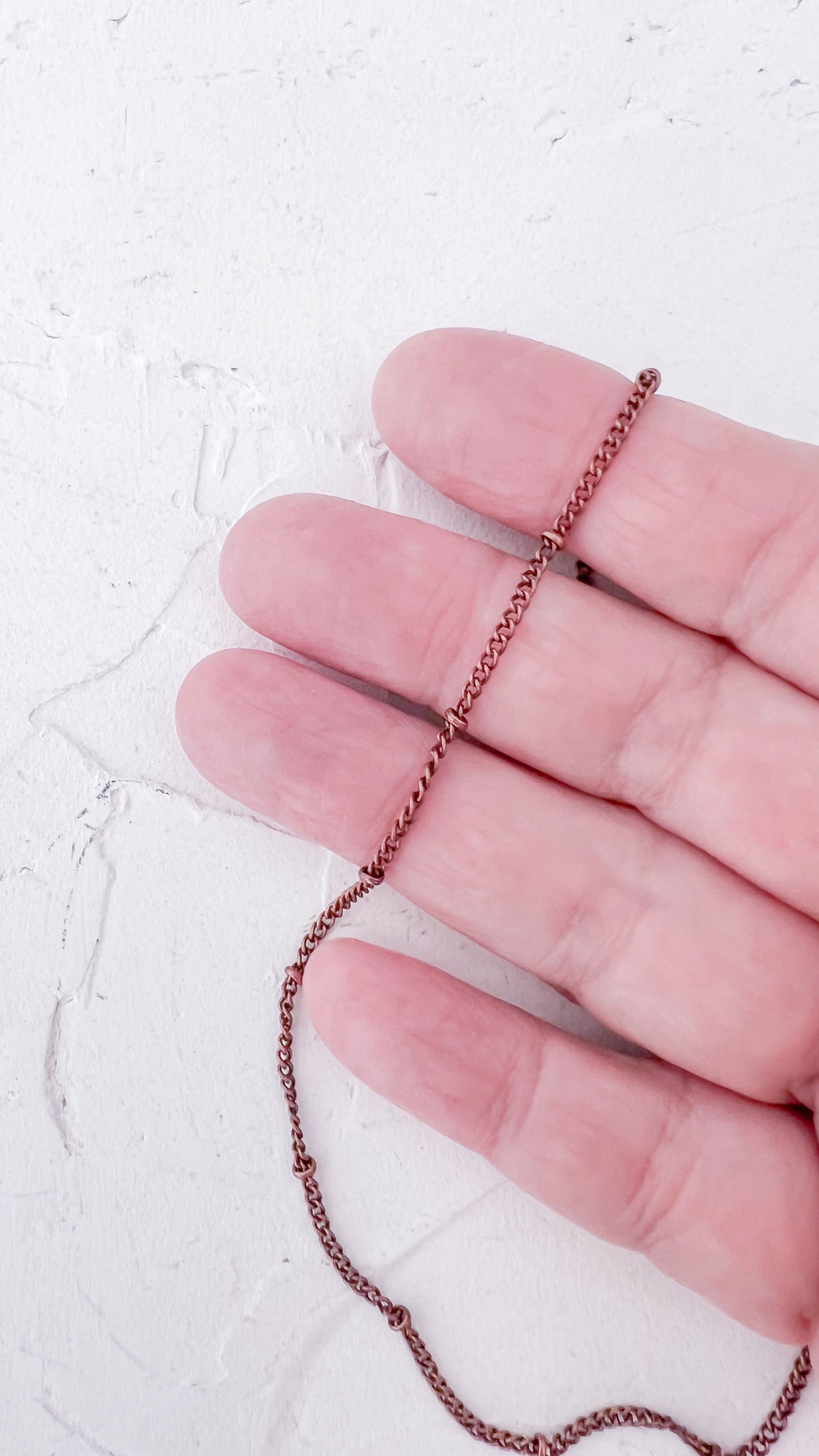 Satellite Copper Plated Chain - Copper Jewels