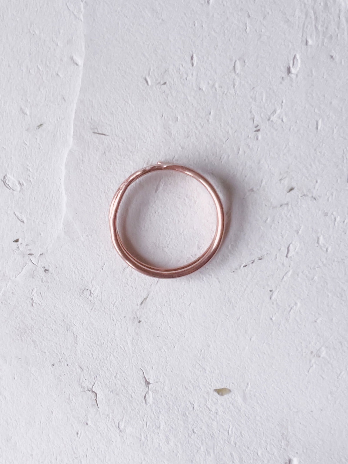 Spiral Path - Hand Hammered Pure Copper Ring - Copper Jewels