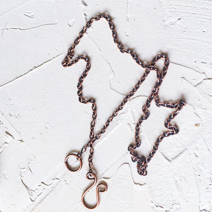 50 cm (20 inches) Pure Copper Necklace Chain