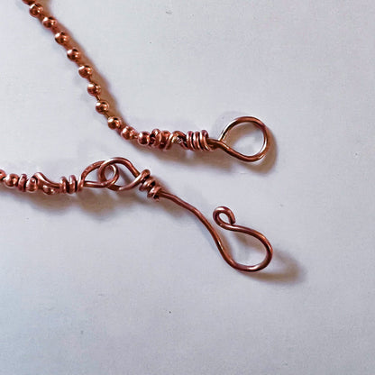 50 cm Pure Copper Ball Necklace Chain - Copper Jewels