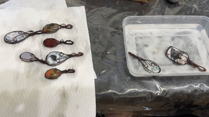 CALOUNDRA The Art of Wire Wrapped Pendants Workshop 20 June 2026 - Copper Jewels