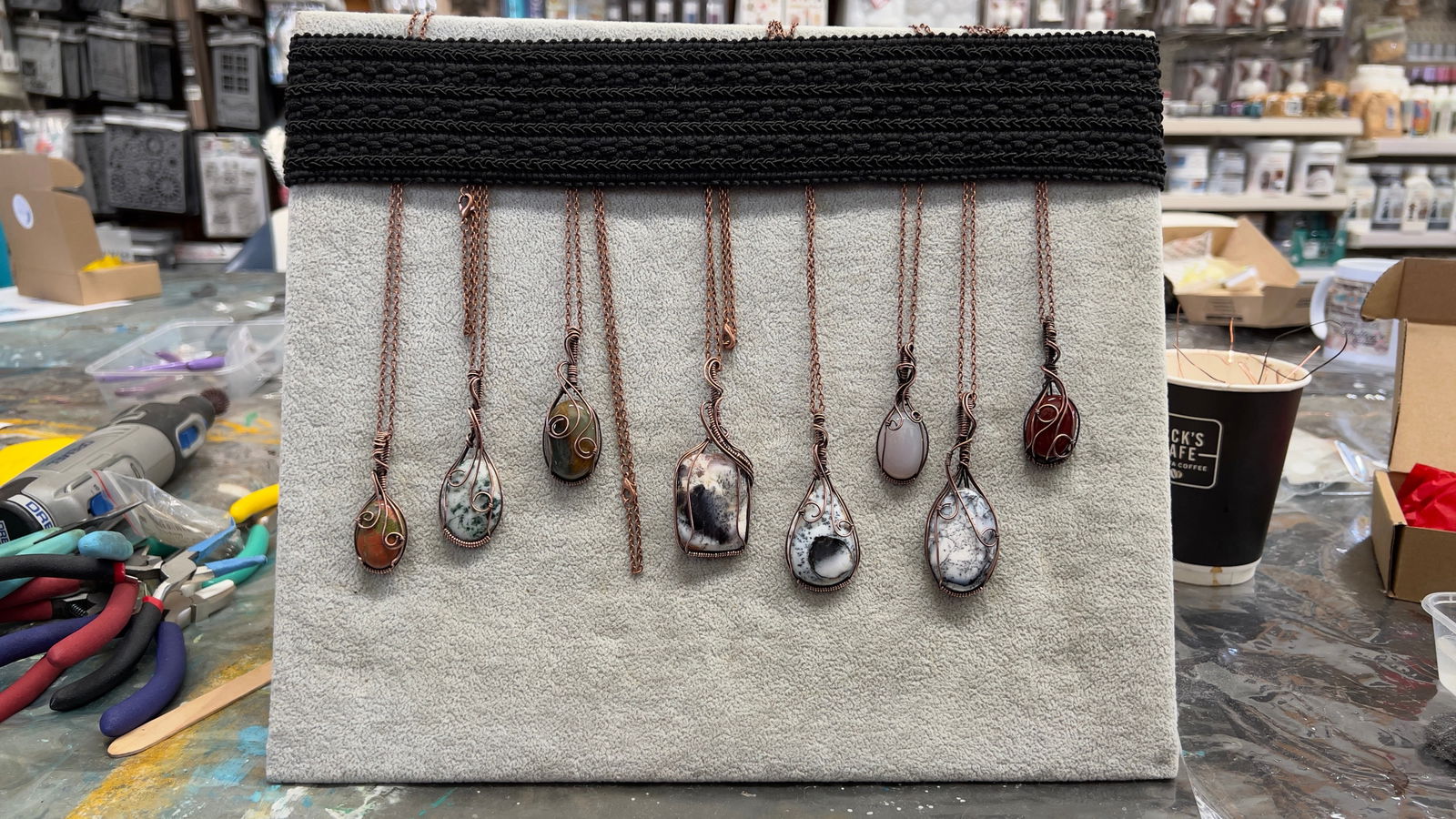 CALOUNDRA The Art of Wire Wrapped Pendants Workshop 20 June 2026 - Copper Jewels