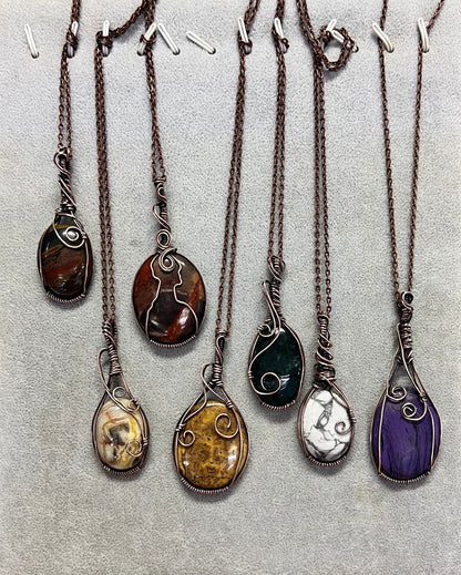 CALOUNDRA The Art of Wire Wrapped Pendants Workshop 20 June 2026 - Copper Jewels