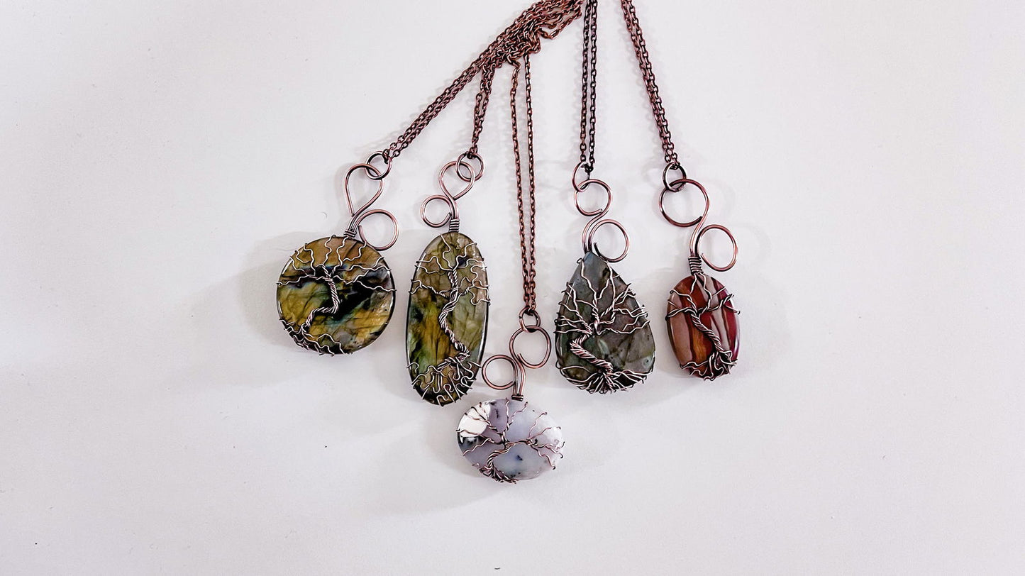 Cleveland Sat 15 Feb - Tree of Life Wire Wrapping Workshop - Copper Jewels
