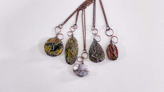 Cleveland Sat 15 Feb - Tree of Life Wire Wrapping Workshop - Copper Jewels