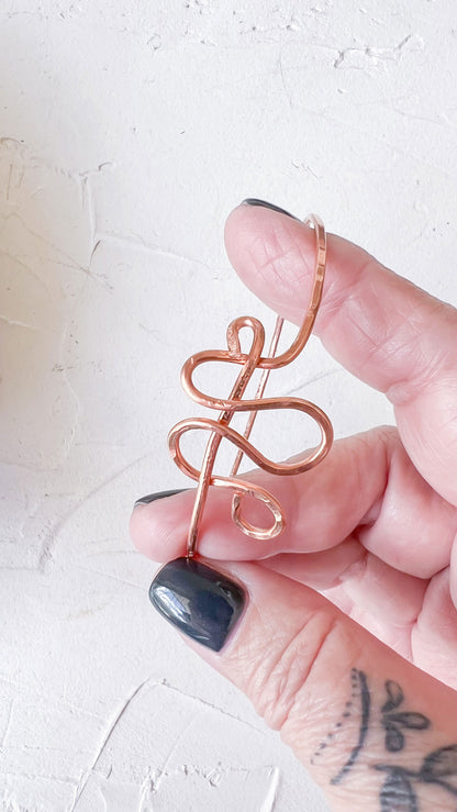 Copper Flow Bangle - Copper Jewels