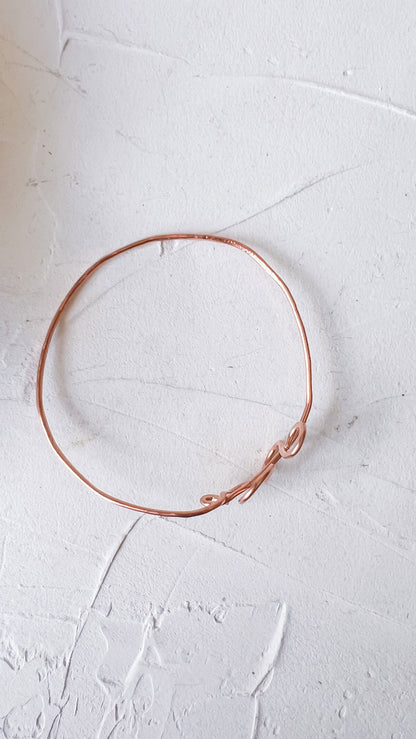 Copper Flow Bangle - Copper Jewels