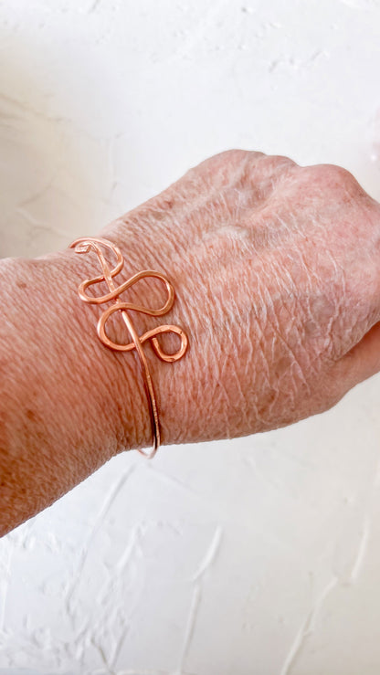 Copper Flow Bangle - Copper Jewels