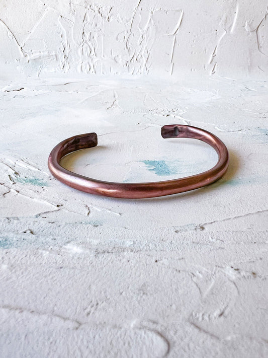 Copper Tubing Bangle - Copper Jewels
