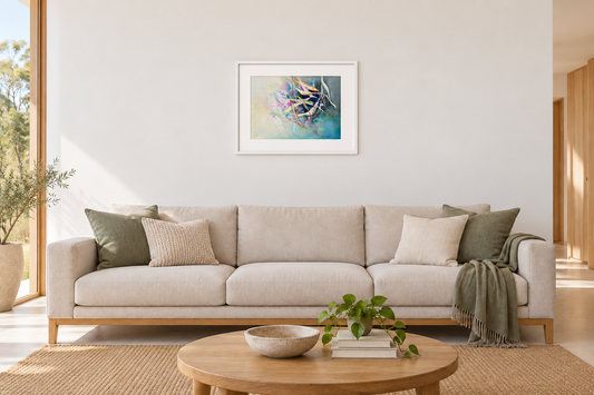 Found Along the Way II | Original Watercolour Painting - Copper Jewels