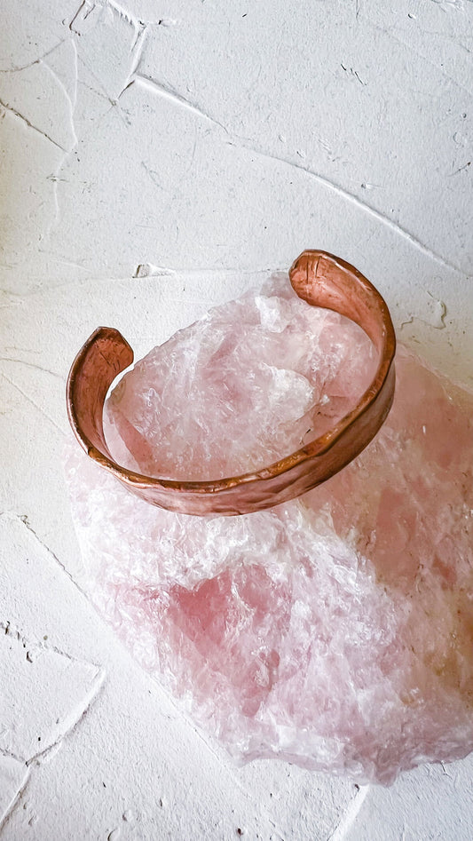 Handcrafted Copper Band Bangle - Copper Jewels