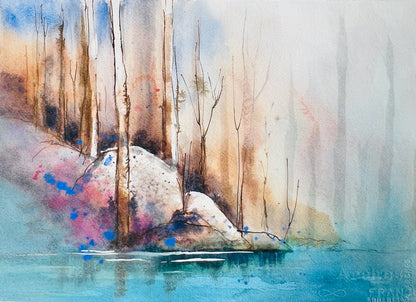 Forest Reflections | Original Watercolour Painting