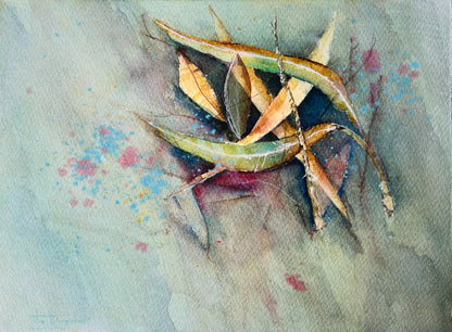 Found Along the Way I | Original Watercolour Painting
