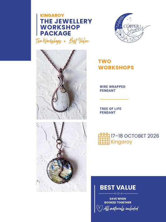 KINGAROY Jewellery Workshop Package - Copper Jewels