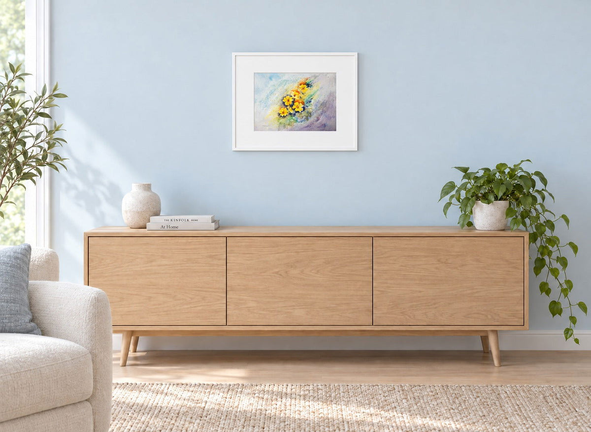 Pansies in Morning Light | Original Watercolour Painting - Copper Jewels