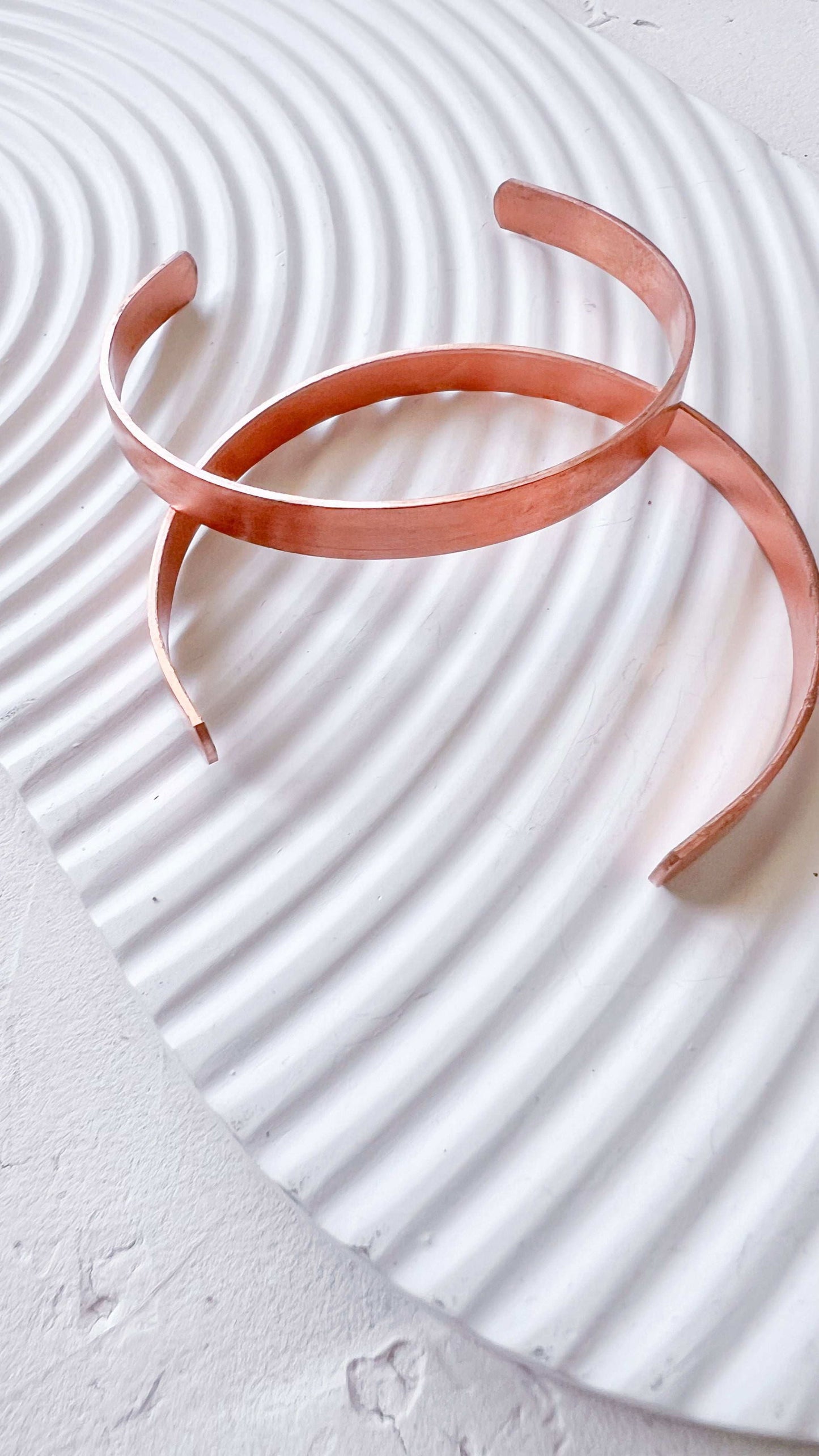 Plain Pure Copper Bracelet - Copper Jewels