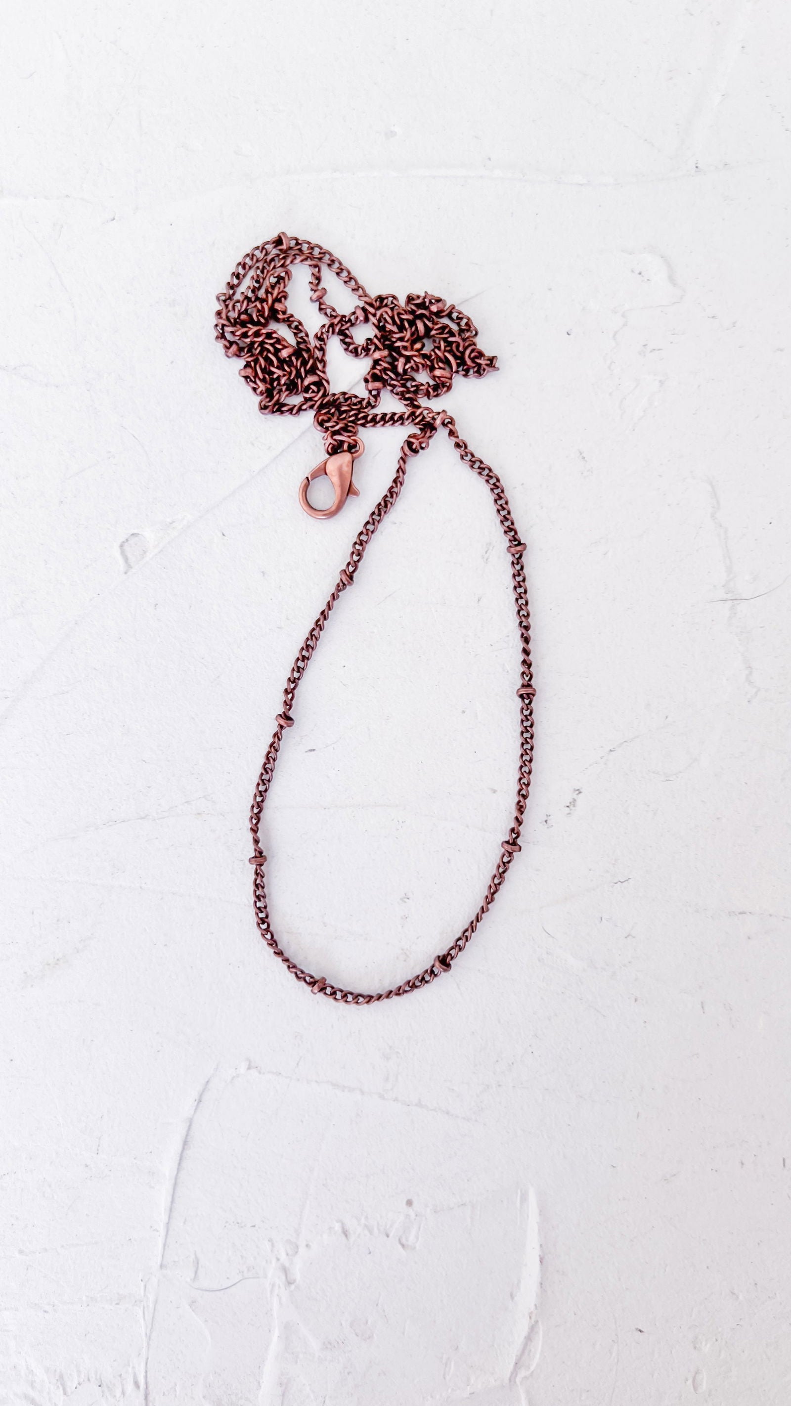 Satellite Copper Plated Chain - Copper Jewels