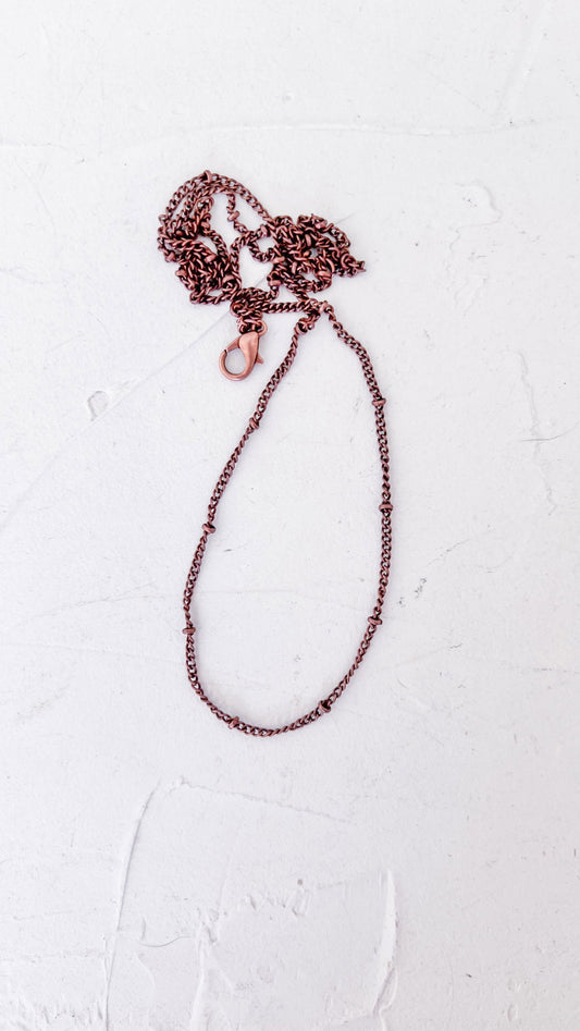 Satellite Copper Plated Chain - Copper Jewels
