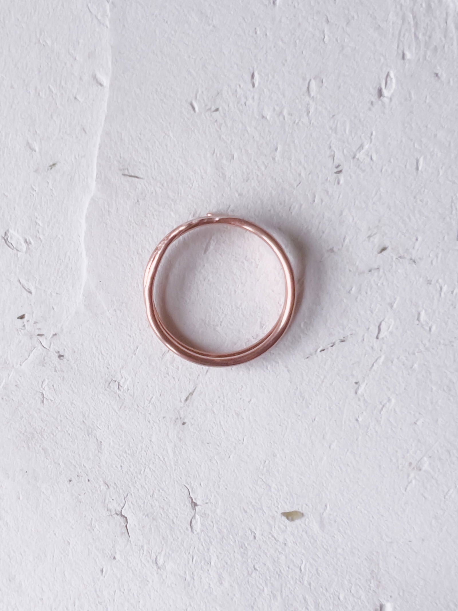 Spiral Path - Hand Hammered Pure Copper Ring - Copper Jewels