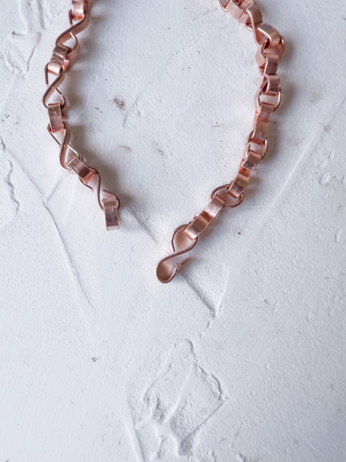 Twisted Link Copper Bracelet - Copper Jewels