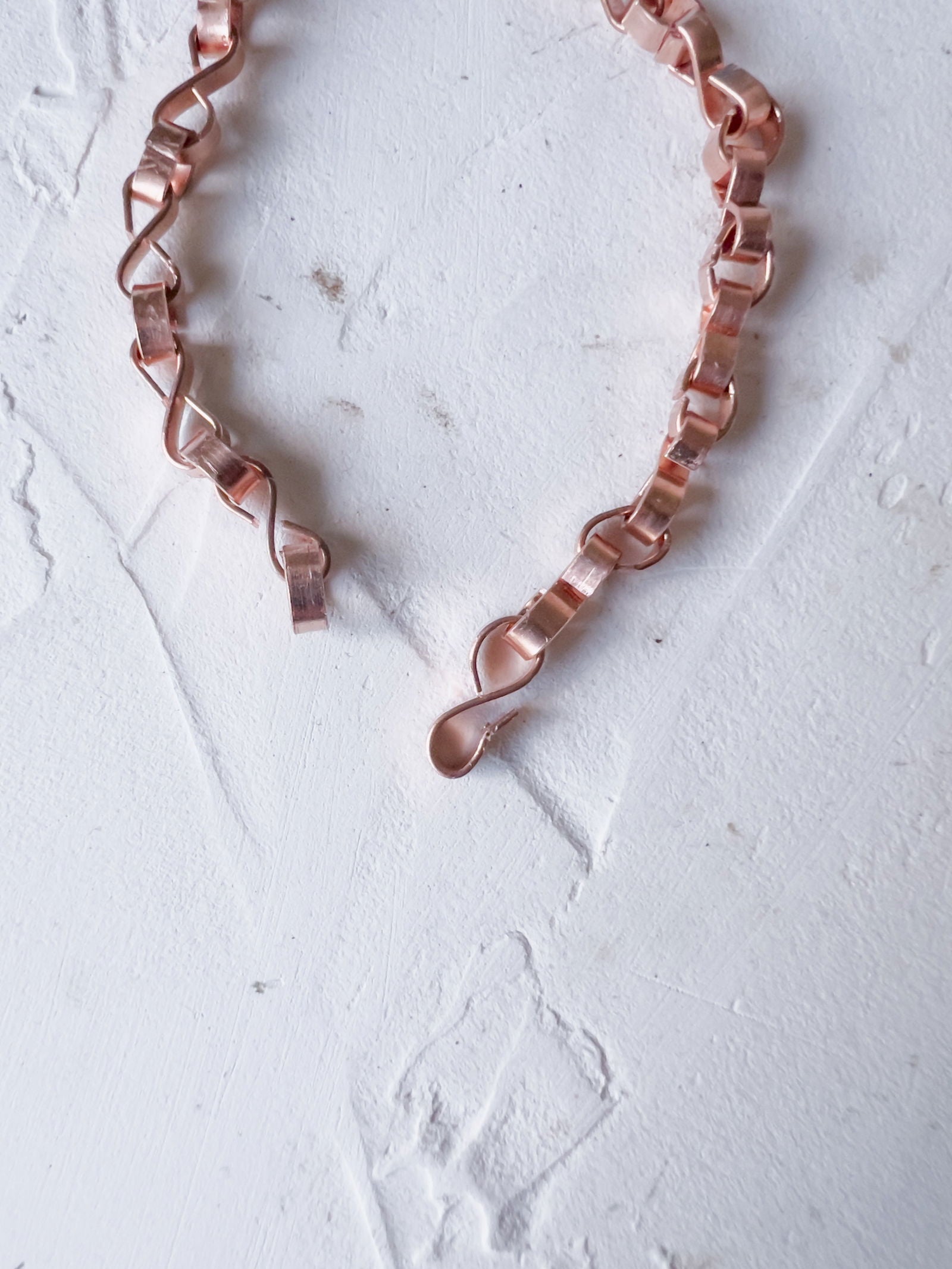 Twisted Link Copper Bracelet - Copper Jewels