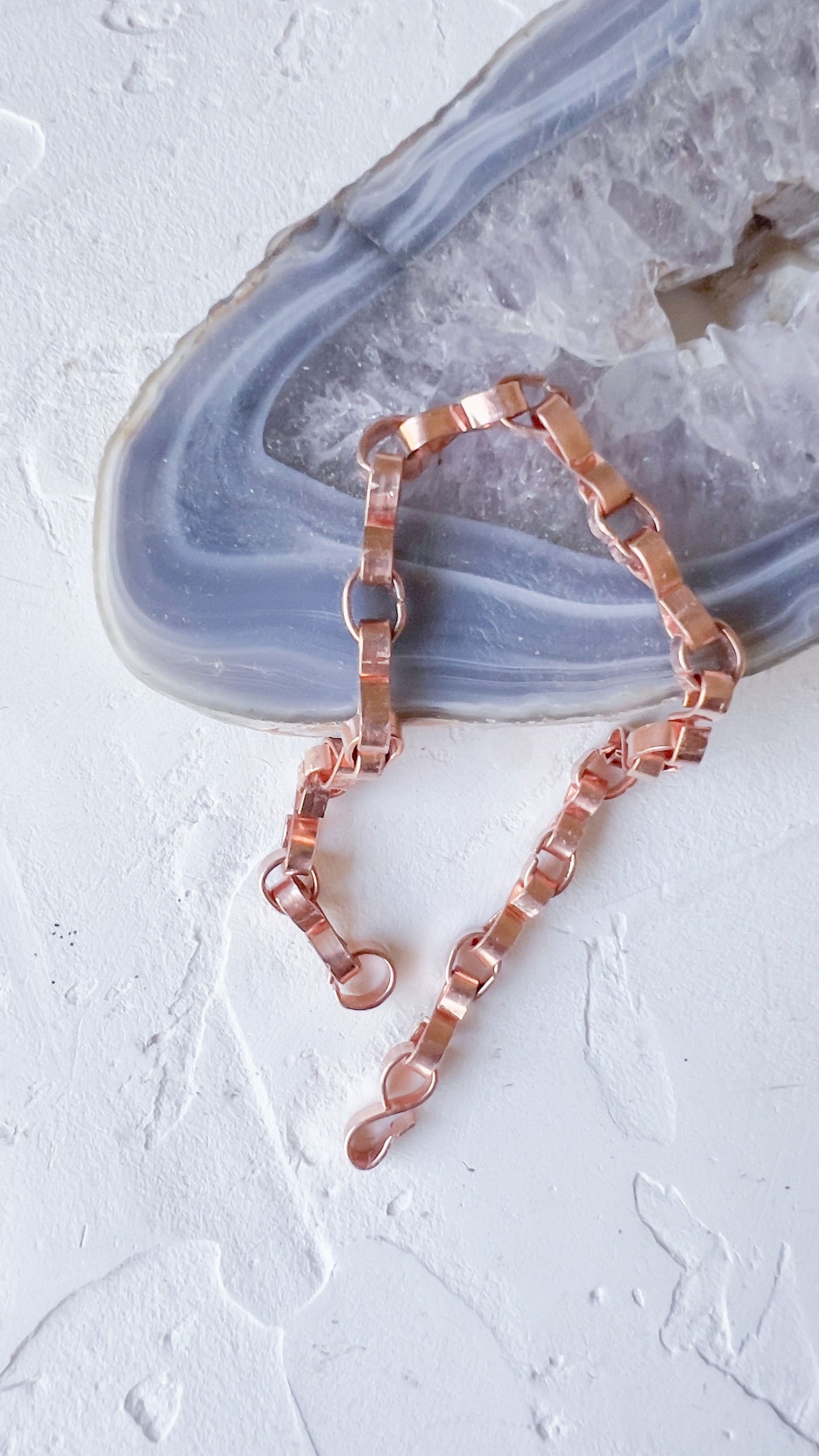 Twisted Link Copper Bracelet - Copper Jewels