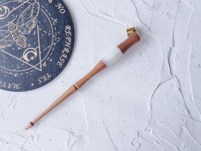 Vintage Style Wooden Calligraphy Nib Pen - Copper Jewels