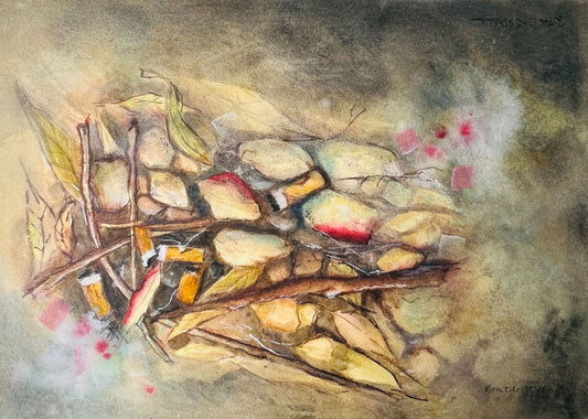 What We Leave Behind | Original Watercolour Painting - Copper Jewels