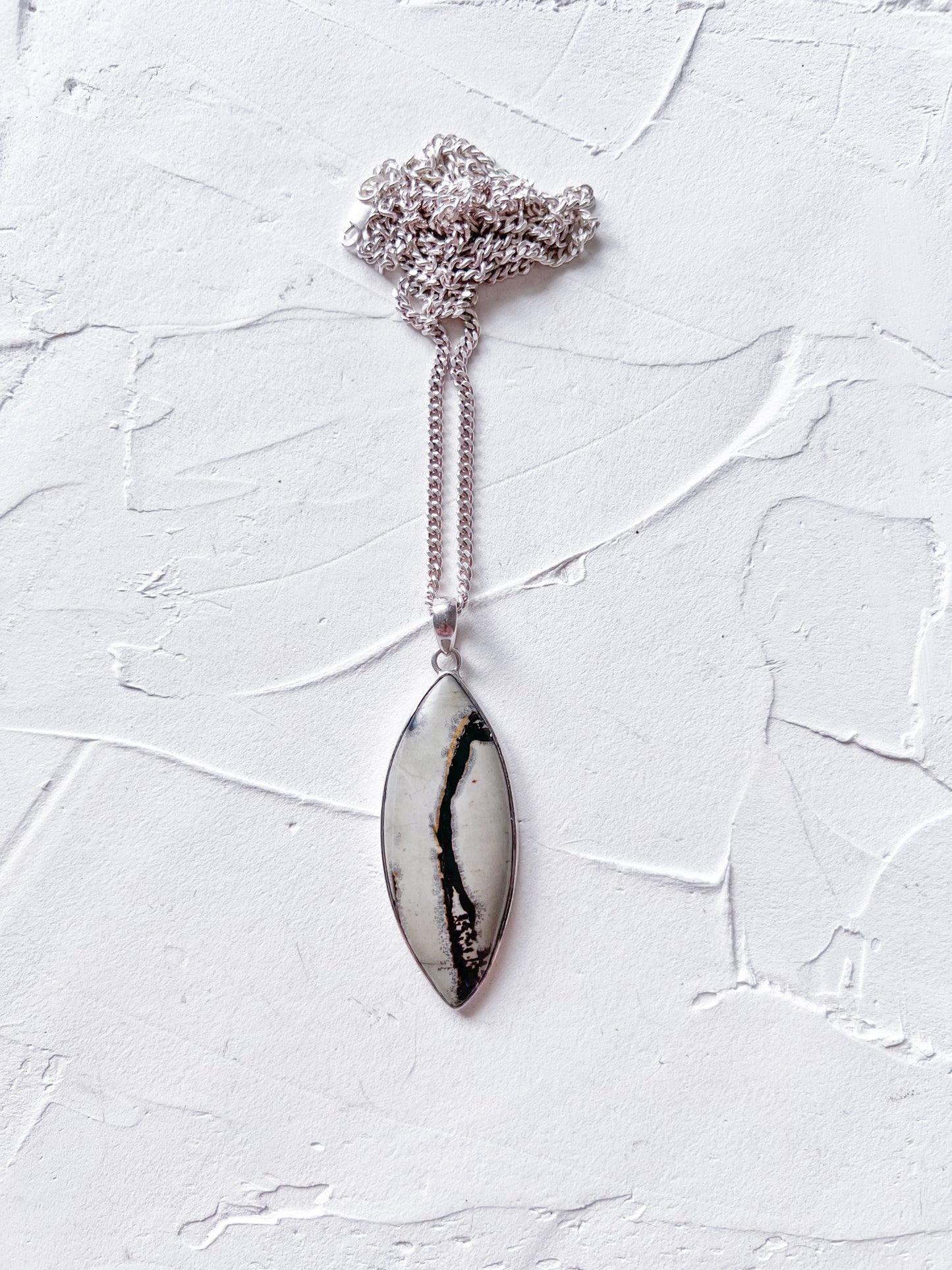 Stonepath – Silver Jasper Pendant