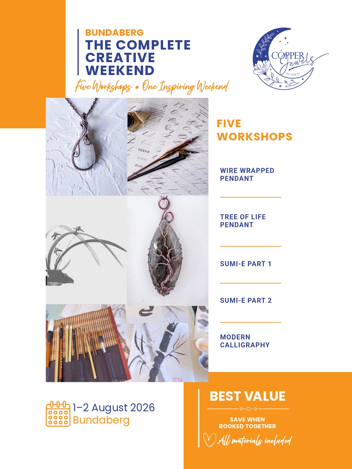 BUNDABERG Complete Creative Weekend Workshop Bundle | 1–2 August 2026